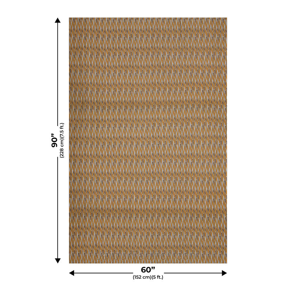 Ethnic Royal Brown Single Bed Dohar Blanket